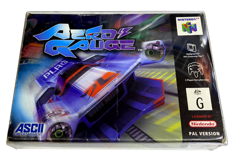 Aero Gauge Nintendo 64 N64 Boxed PAL *No Manual* (Preowned)