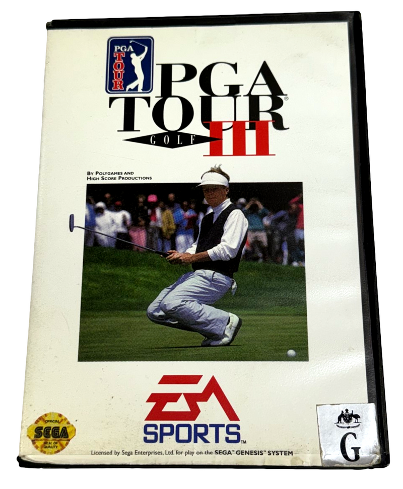 PGA Tour Golf III Sega Mega Drive *Complete*