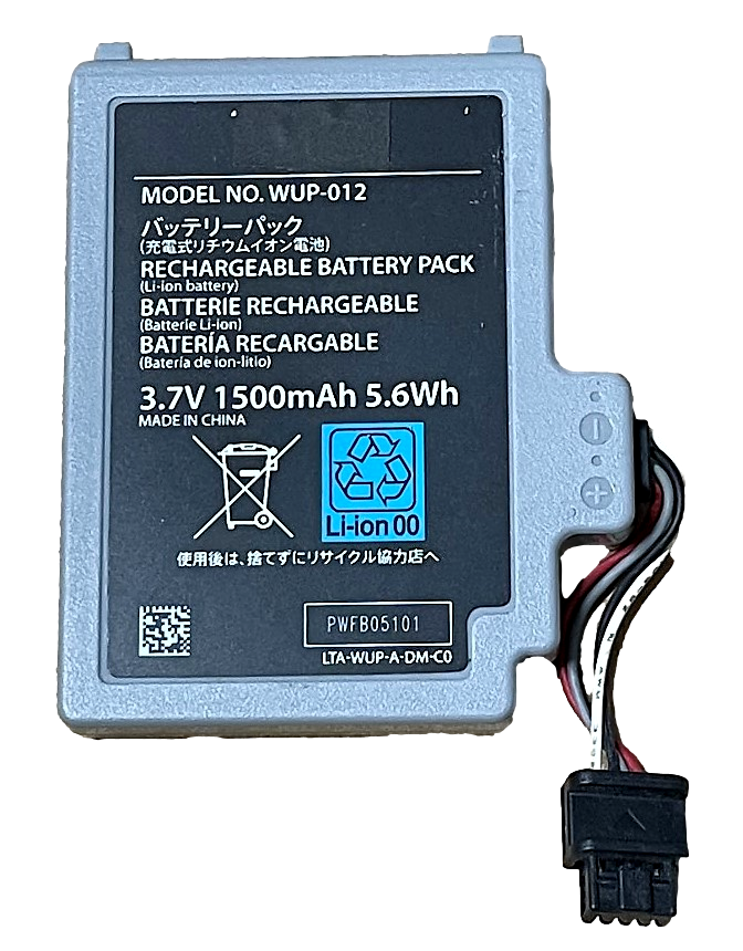 Replacement Battery for Nintendo WII U Gamepad Controller 1500mAh 3.7V Game Pad