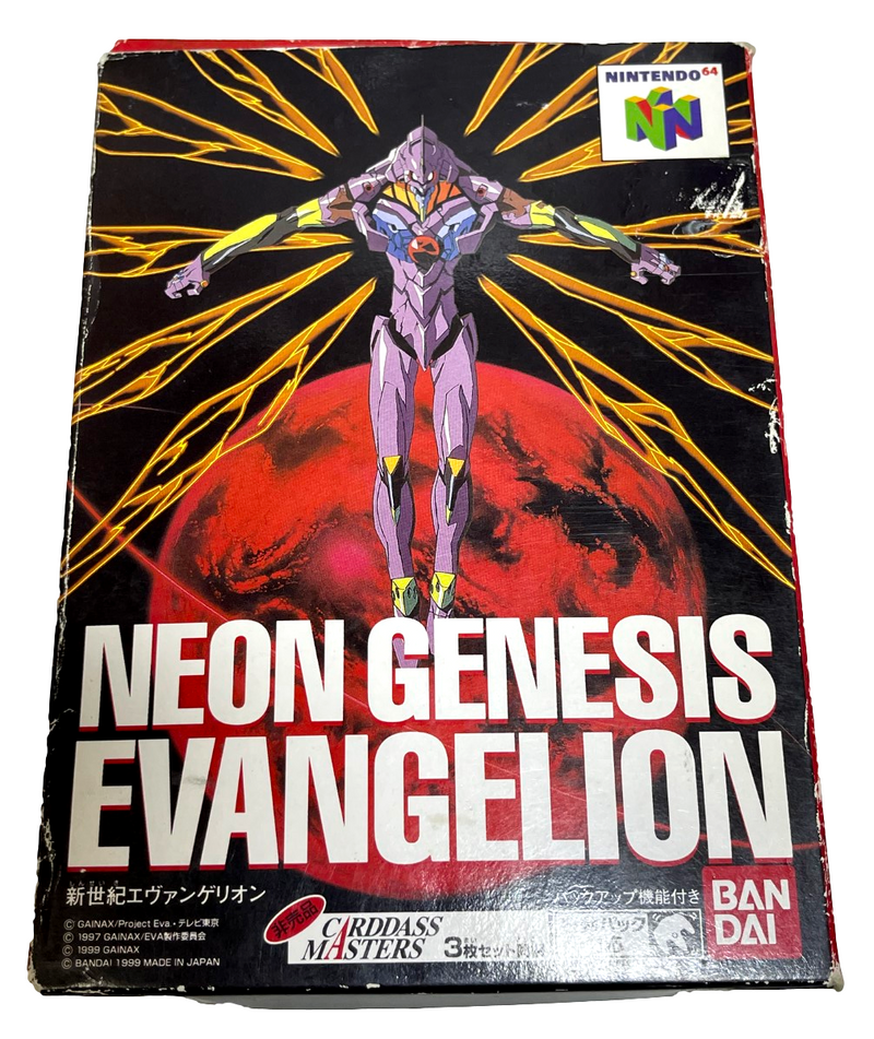 Boxed Neon Genesis Evangelion Nintendo 64 N64 NTSC/J Japanese *Complete* (Preowned)