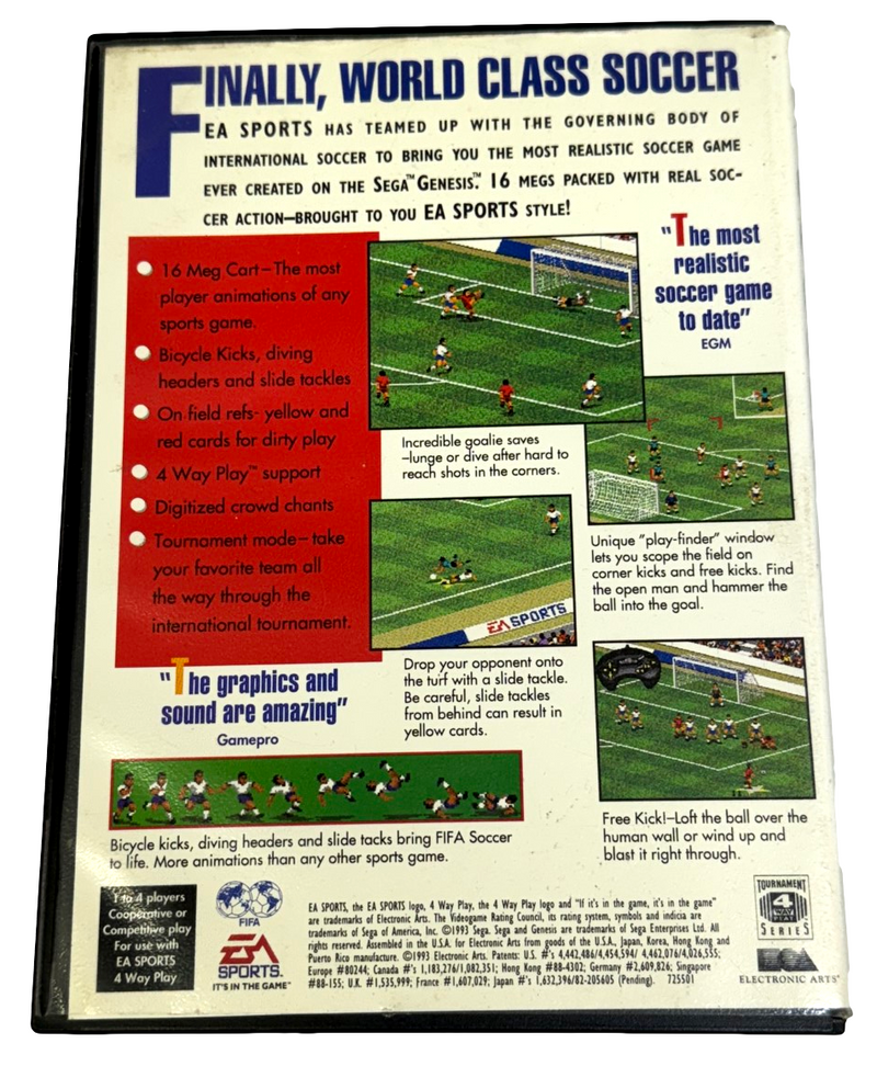 FIFA International Soccer Sega Mega Drive PAL *Complete*