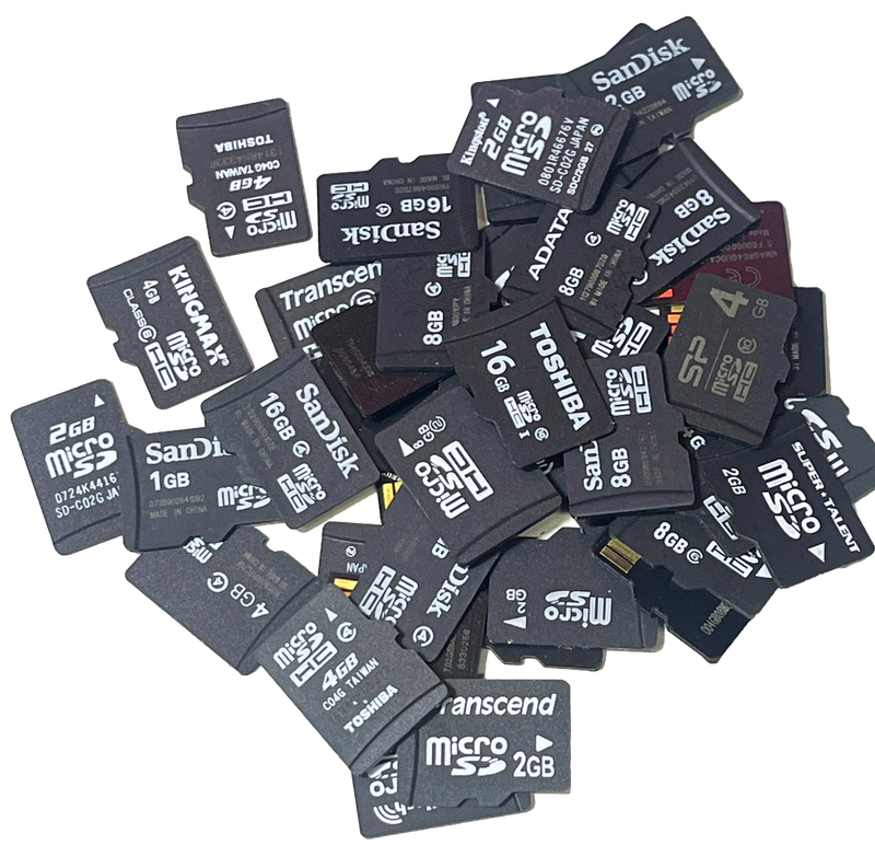 SD Micro Memory Stick Card Random Selection Sandisk Toshiba Suit Mobile Phones (Preowned)