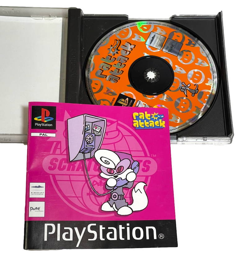 Rat Attack PS1 PS2 PS3 PAL *Complete* (Preowned)