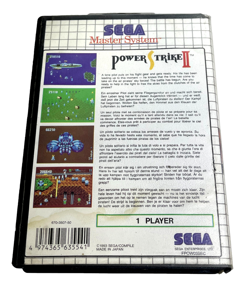 Power Strike II Sega Master System *Complete* (Pre-Owned)