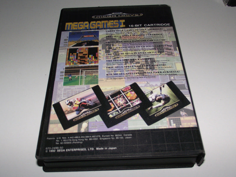 Mega Games I Sega Mega Drive PAL - Manual Included (Pre-Owned)