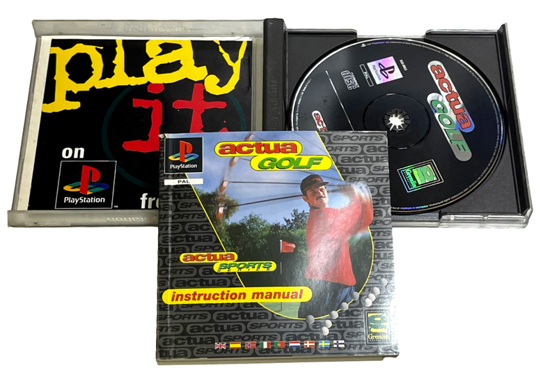 Actua Golf PS1 PS2 PS3 PAL *Complete* (Preowned)