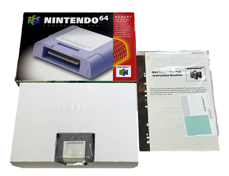 Controller Pak Nintendo 64 N64 Boxed PAL *Complete*