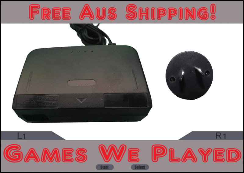 Nintendo 64 N64 Power Supply Adapter Brand New Aftermarket Australian/NZ Plug