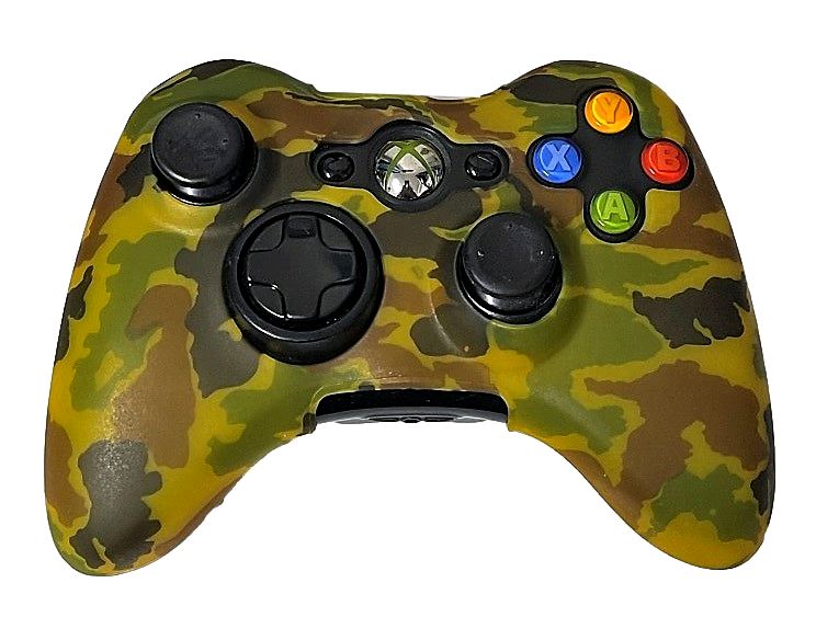 Silicone Cover For XBOX 360 Controller Skin Case Yellow Camo