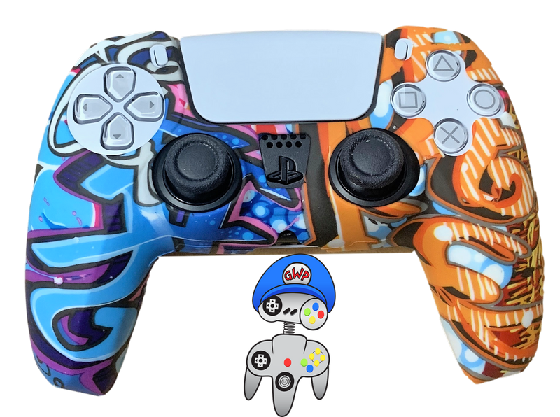 Silicone Cover For PS5 Controller Case Skin - Graffiti - Games We Played