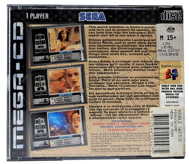 Double Switch Mega CD PAL *Complete* (Pre-Owned)