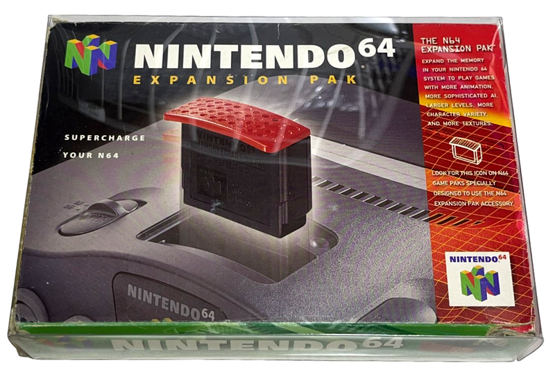 Expansion Pak Nintendo 64 N64 Boxed PAL *Complete with Puller*