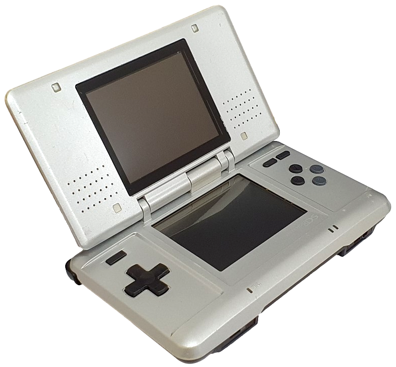 Nintendo DS Original Phat NTR-001 Silver Console + USB Charger (Preowned)