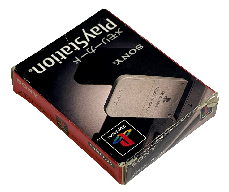 Boxed Genuine Sony Playstation 1 Memory Card 1MB Grey PS1 Official