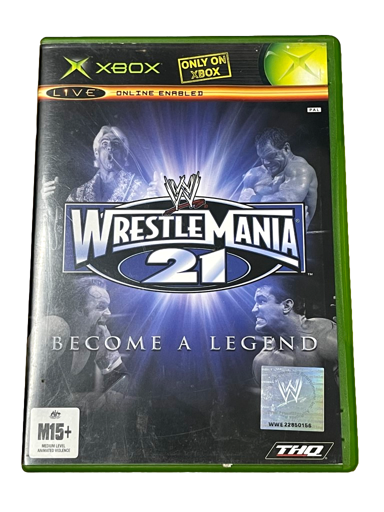Wrestlemania 21 Xbox Original PAL *Complete* (Pre-Owned)