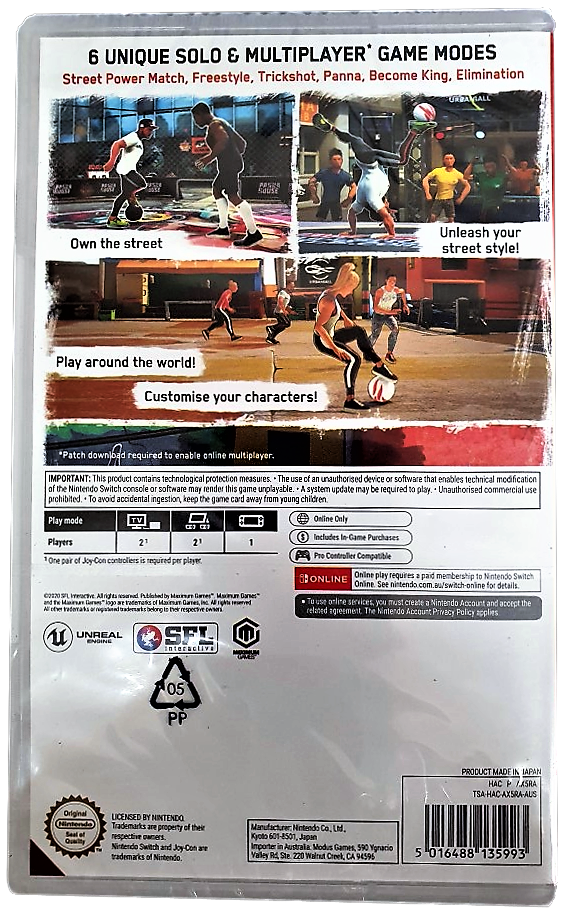 Street Power Football Nintendo Switch *Sealed*