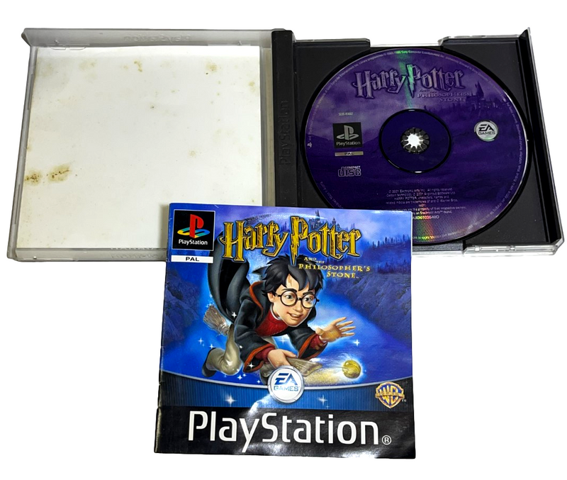 Harry Potter and the Philosopher's Stone PS1 PS2 PS3 PAL *Complete* (Preowned)