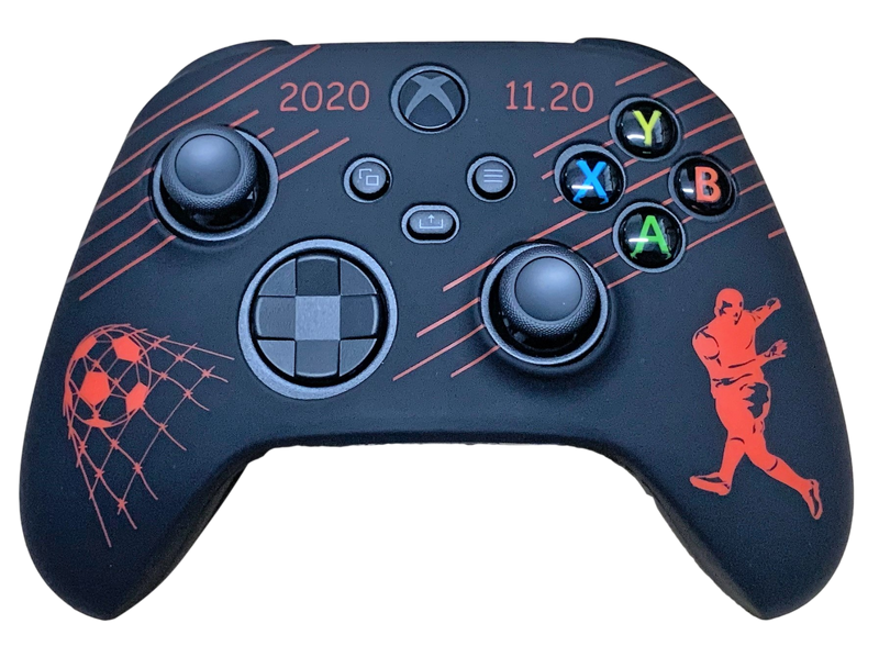 Silicone Cover For XBOX Series X/S Controller Case Skin - Red Soccer