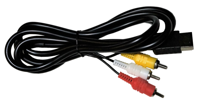 Sega Dreamcast AV Cables RCA  TV Replacement New Aftermarket