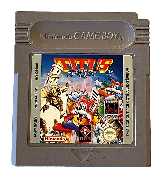 Titus Fox Nintendo Gameboy Cartridge (Preowned)