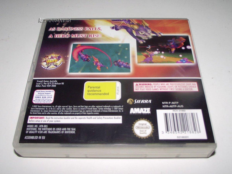 Legend of Spyro The Eternal Night Nintendo DS 2DS 3DS Game *No Manual* (Pre-Owned)