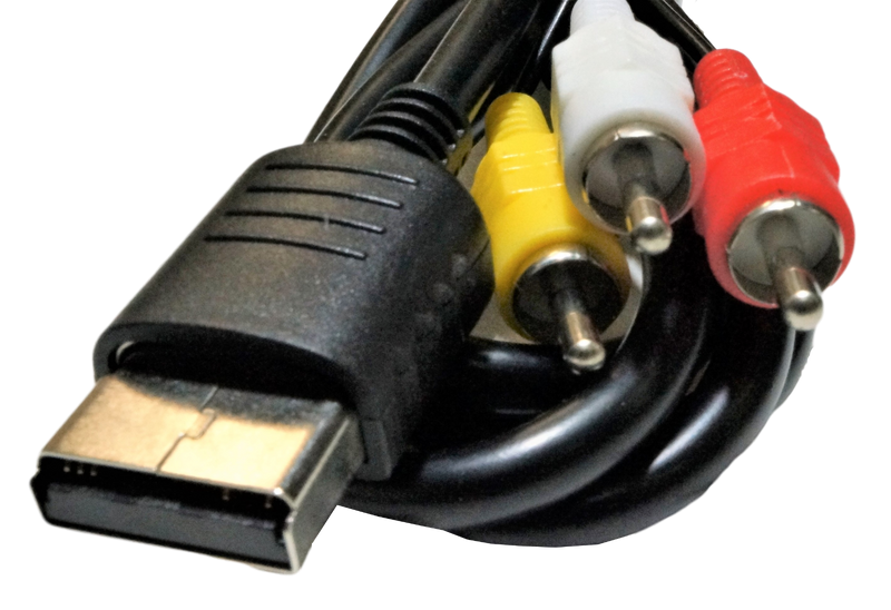 Sega Dreamcast AV Cables RCA  TV Replacement New Aftermarket