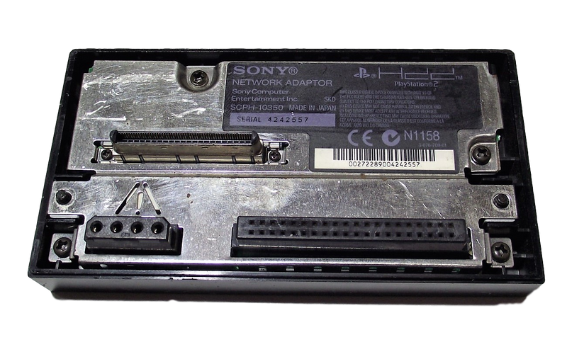Genuine Sony PlayStation 2 PS2 Official HDD Network Adapter LAN SCPH-10350 IDE (Preowned)