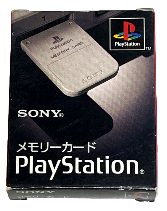 Boxed Genuine Sony Playstation 1 Memory Card 1MB Grey PS1 Official