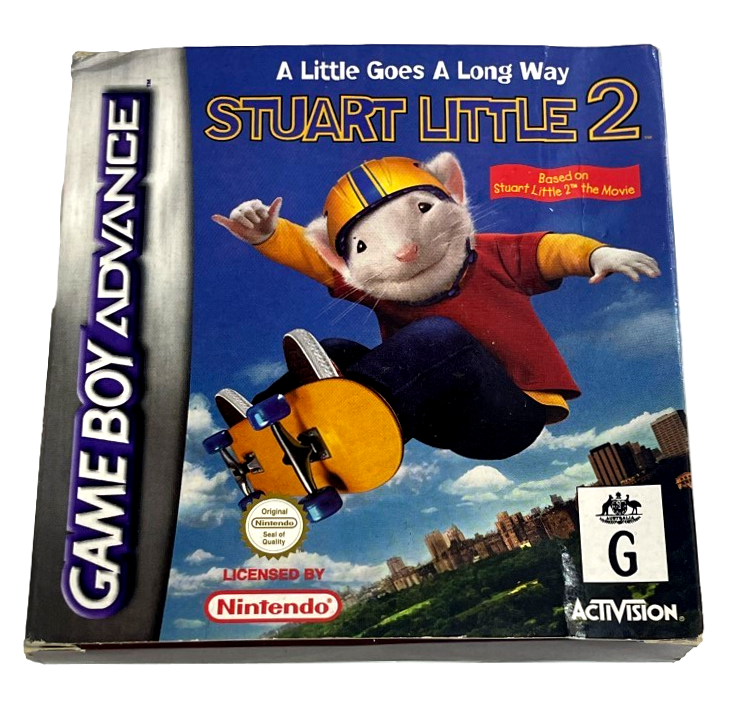 Stuart Little 2 Gameboy Advanced GBA *Manual* Boxed (Preowned)