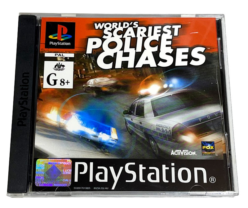 World's Scariest Police Chases PS1 PS2 PS3 PAL *Complete* (Preowned)