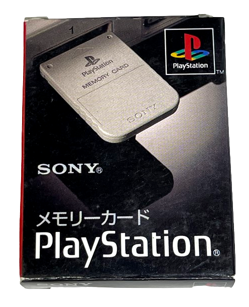 Boxed Genuine Sony Playstation 1 Memory Card 1MB Grey PS1 Official