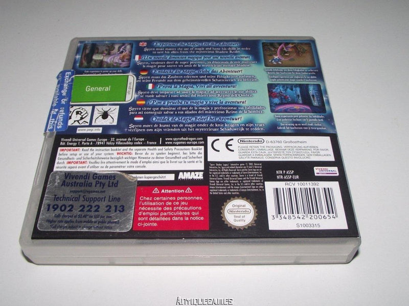 Spyro Shadow Legacy Nintendo DS 3DS *Complete* (Pre-Owned)