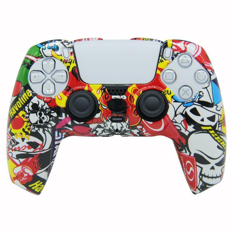 Grafitti Moto Shell Case for PS5 Controller Cover Protective Anti Scratch - Games We Played