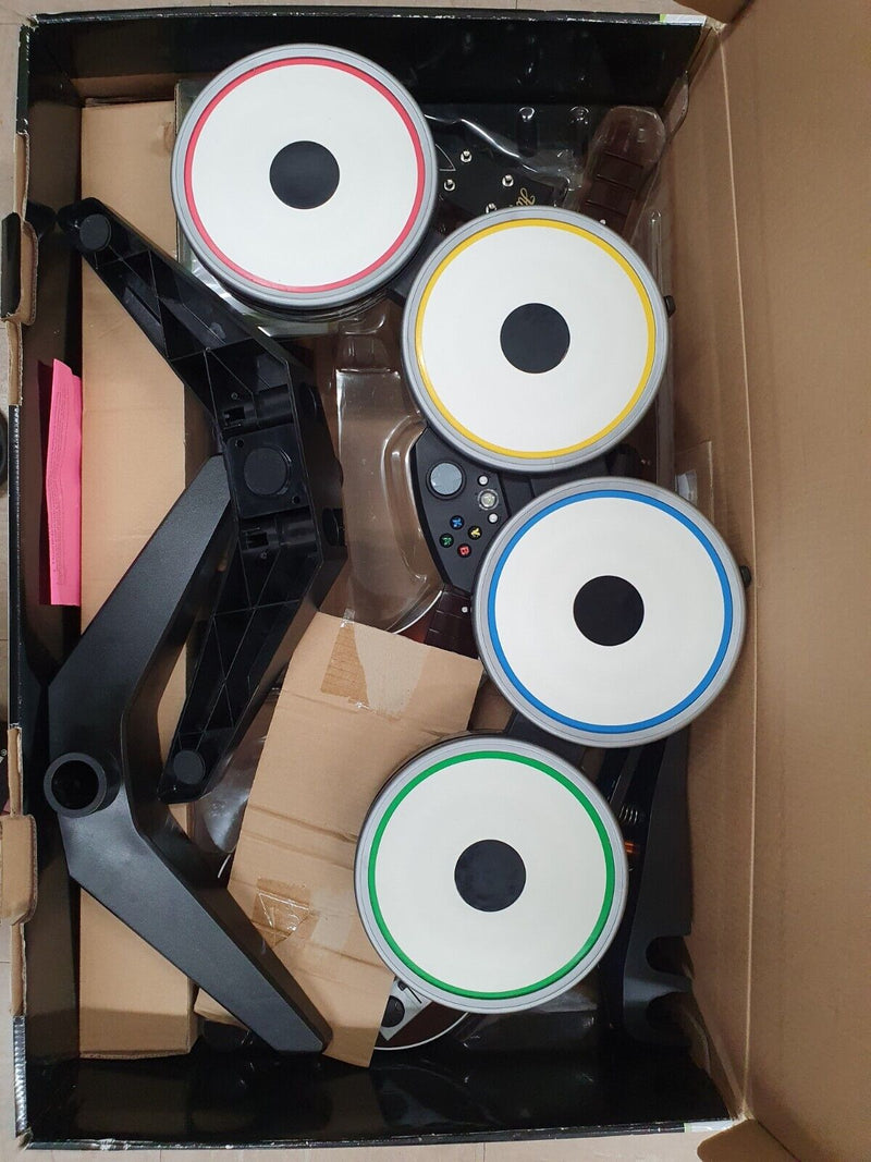 The Beatles Rockband Full Kit Xbox 360 Hofner Guitar Drums Mic Stand Sealed Game
