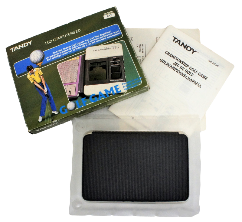 Tandy LCD Computerized Hand Held Golf Game 2 Player  *Boxed* Working (Preowned) - Games We Played