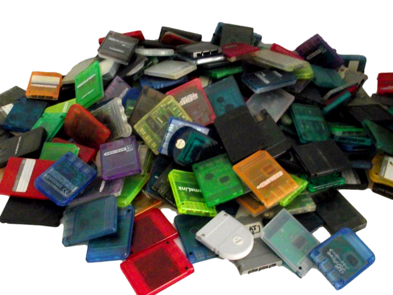 1 x Playstation 1 PS1 Memory Card 1MB Aftermarket Random