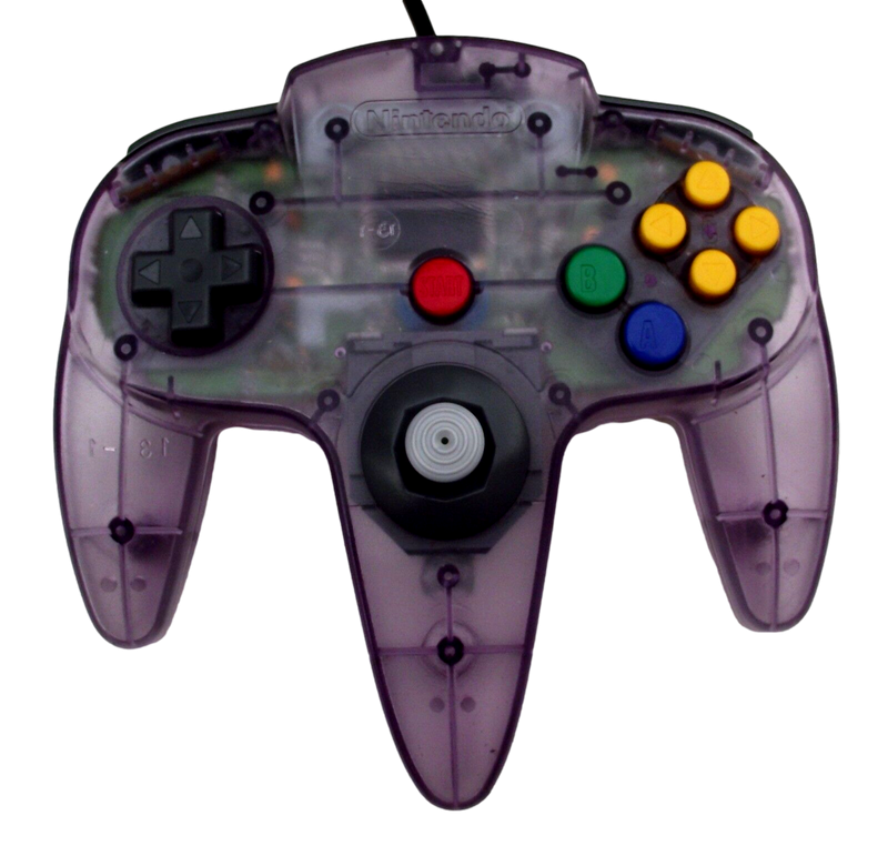 Genuine Atomic Purple Nintendo 64 Controller Refurbed Toggle (Preowned)