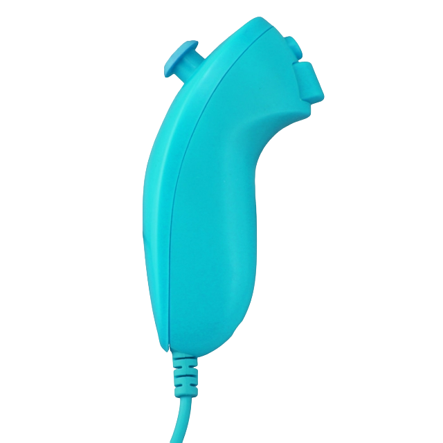 New Aftermarket Nintendo Wii Blue Nunchuck Numchuck