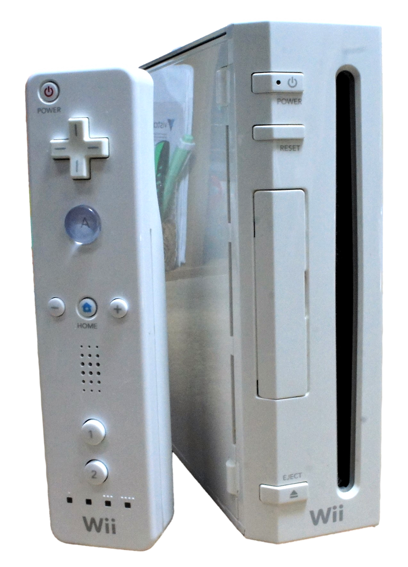 White Nintendo Wii Console with Wiimote  RVL001(AUS) (Pre-Owned)