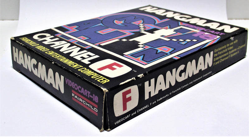 Boxed Channel F Videocart Fairchild Video Entertainment System 18 Hangman - Games We Played