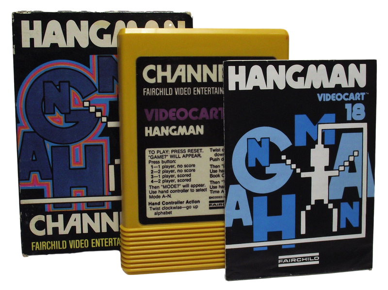 Boxed Channel F Videocart Fairchild Video Entertainment System 18 Hangman - Games We Played