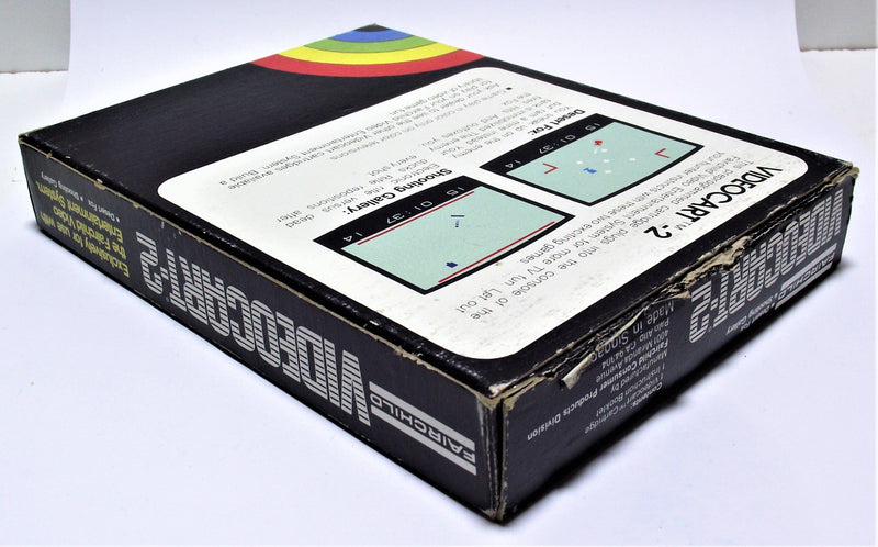 Boxed Channel F Videocart Fairchild Video Entertainment System 2 Desert Fox Shooting Gallery - Games We Played