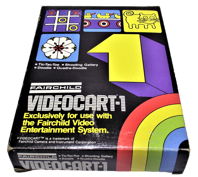 Boxed Channel F Videocart Fairchild Video Entertainment System 1 Tic Tac Toe - Games We Played