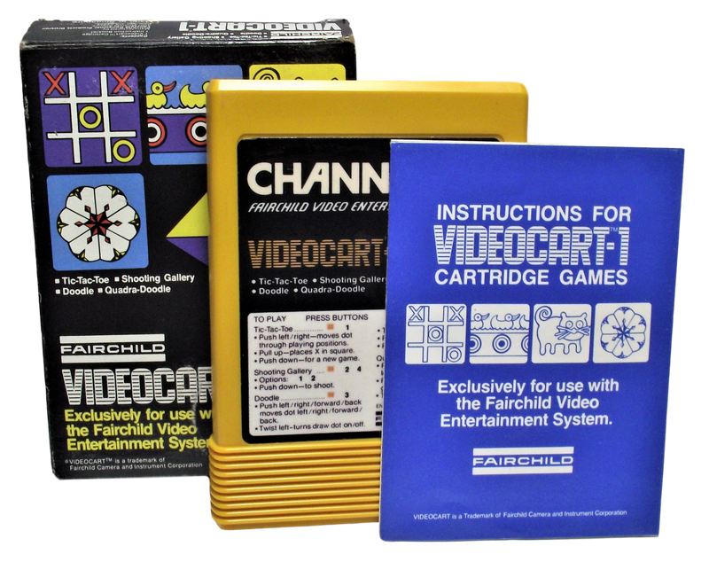 Boxed Channel F Videocart Fairchild Video Entertainment System 1 Tic Tac Toe - Games We Played