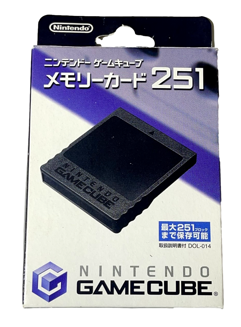 Genuine Memory Card For Nintendo GameCube 59 Blocks Official Boxed Japan Stock (Preowned)