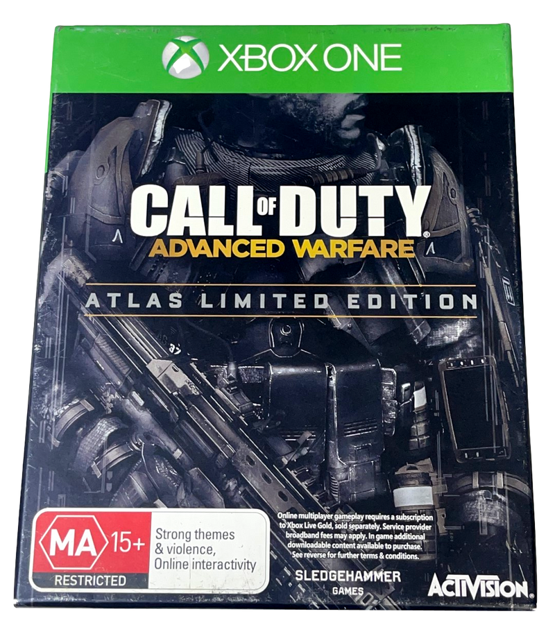 Call of Duty Advance Warfare  Xbox One *Complete* Atlas LTD Ed Steelbook (Pre-Owned)