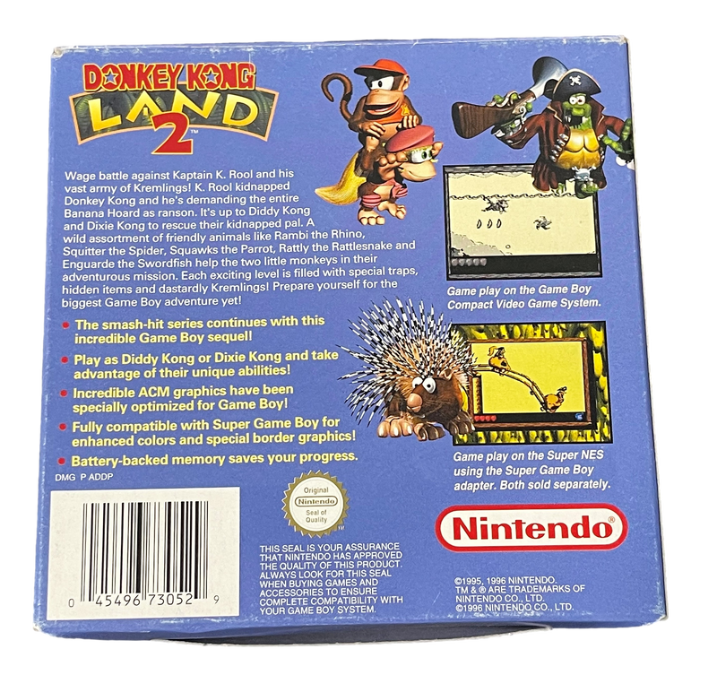 Donkey Kong Land 2 Nintendo Gameboy *No Manual* Boxed (Preowned) - Games We Played