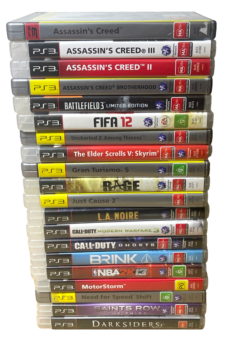 PS3 20 Title Ultra Mega Pack PlayStation 3 PS3 Bulk Buy Bundle 5 (Preowned)