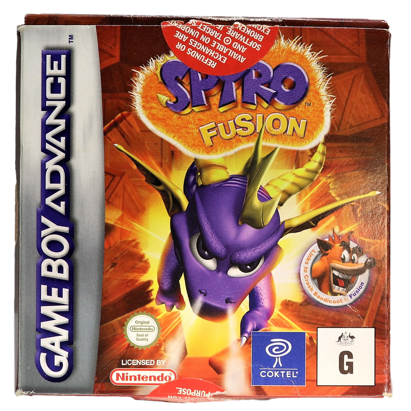 Spyro Fusion Boxed For Gameboy Advance - Complete (Pre-Owned)
