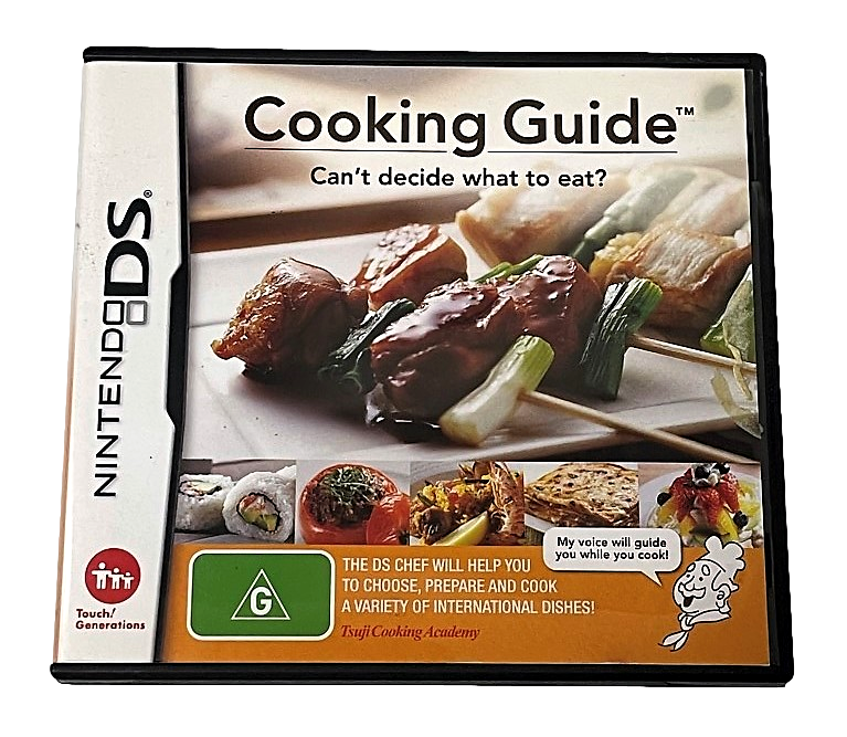 Cooking Guide Nintendo DS 2DS 3DS Game  *Booklet* (Pre-Owned)
